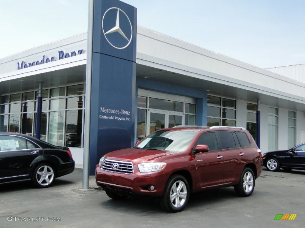 2010 Highlander Limited - Salsa Red Pearl / Ash photo #2