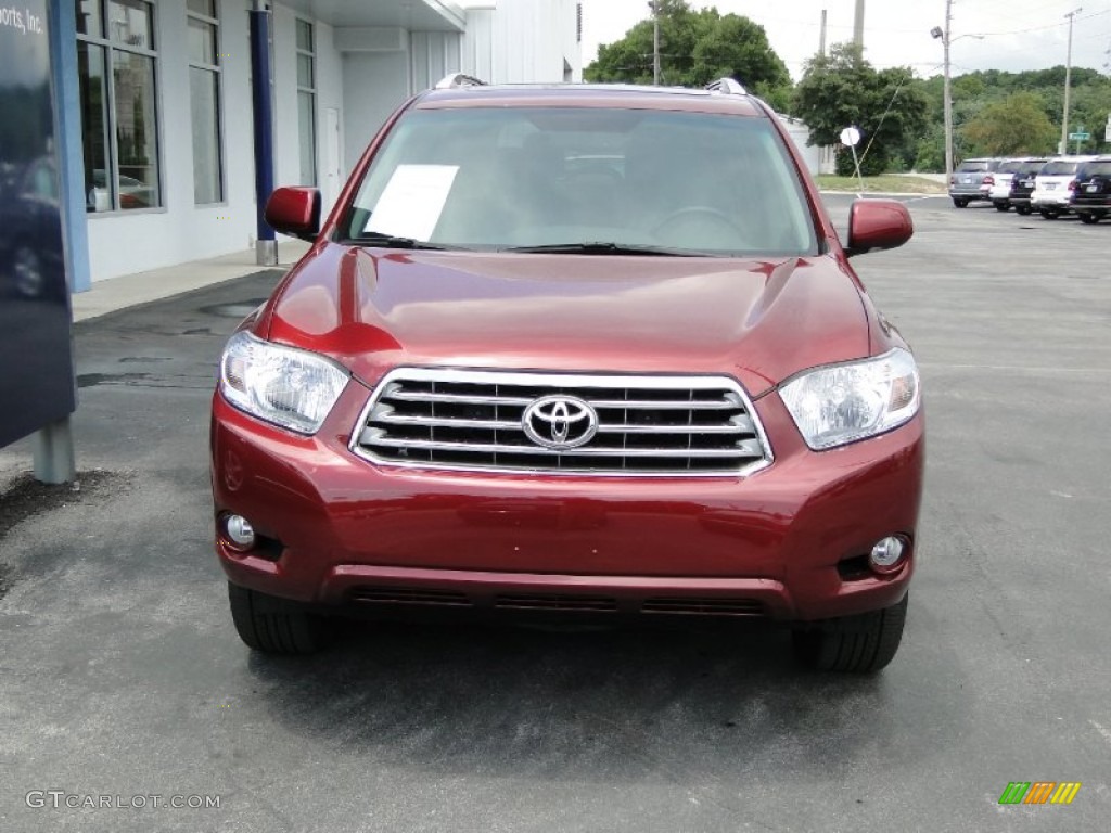 2010 Highlander Limited - Salsa Red Pearl / Ash photo #4