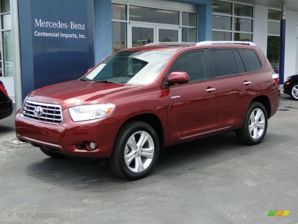 2010 Highlander Limited - Salsa Red Pearl / Ash photo #5