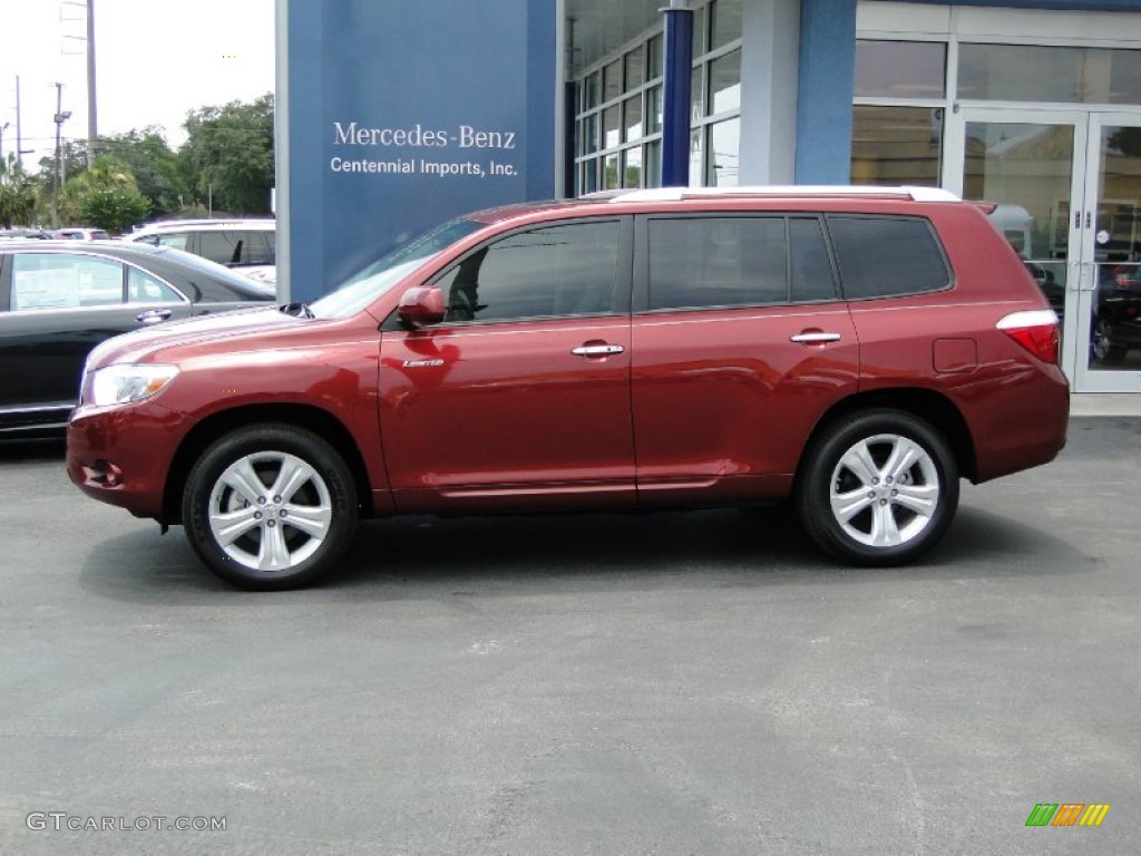 2010 Highlander Limited - Salsa Red Pearl / Ash photo #6