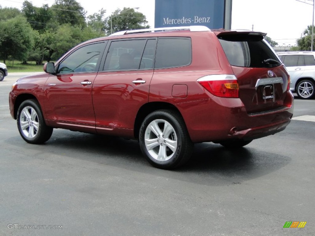 2010 Highlander Limited - Salsa Red Pearl / Ash photo #7