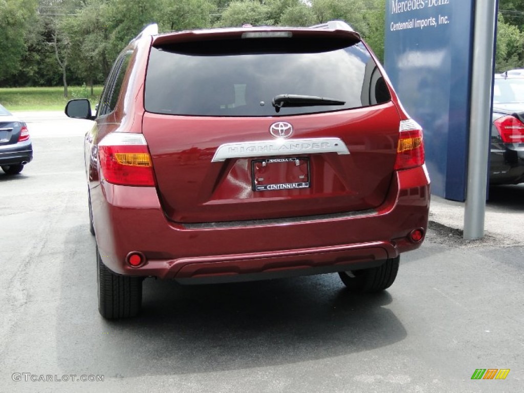 2010 Highlander Limited - Salsa Red Pearl / Ash photo #9