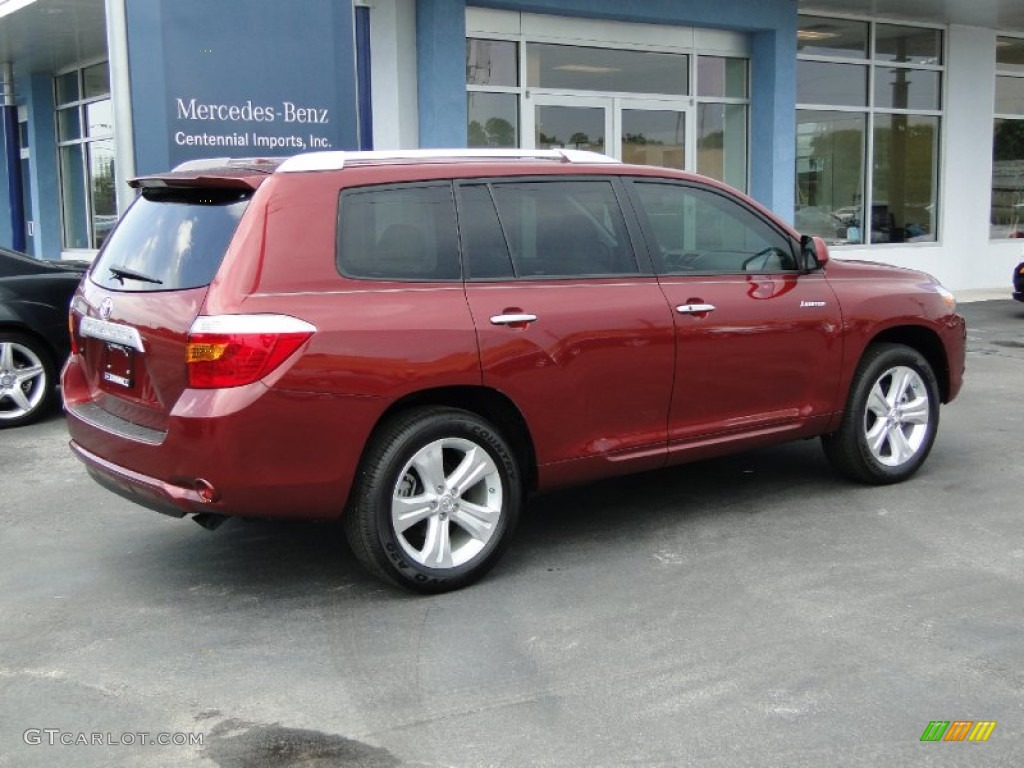 2010 Highlander Limited - Salsa Red Pearl / Ash photo #10