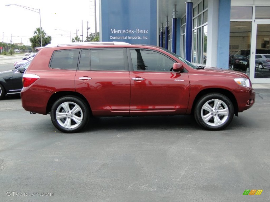 2010 Highlander Limited - Salsa Red Pearl / Ash photo #11
