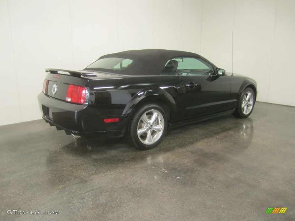 2008 Mustang GT Premium Convertible - Black / Dark Charcoal photo #9