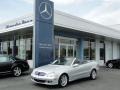 2009 Iridium Silver Metallic Mercedes-Benz CLK 350 Cabriolet  photo #2