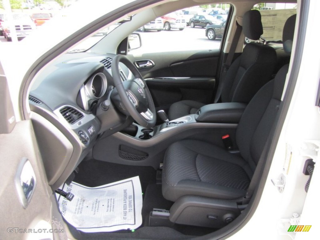 Black Interior 2011 Dodge Journey Crew Photo #51114365