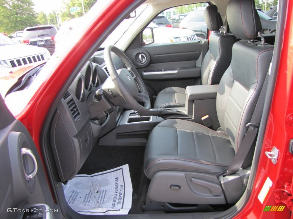 Dark Slate Gray/Red Interior 2011 Dodge Nitro Shock Photo #51114800