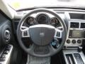 2011 Dodge Nitro Dark Slate Gray/Red Interior Steering Wheel Photo