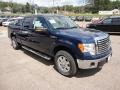 2011 Dark Blue Pearl Metallic Ford F150 XLT SuperCrew 4x4  photo #6