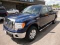 2011 Dark Blue Pearl Metallic Ford F150 XLT SuperCrew 4x4  photo #8