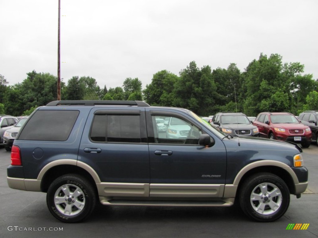 Medium Wedgewood Blue Metallic 2005 Ford Explorer Eddie Bauer 4x4 Exterior Photo #51115790