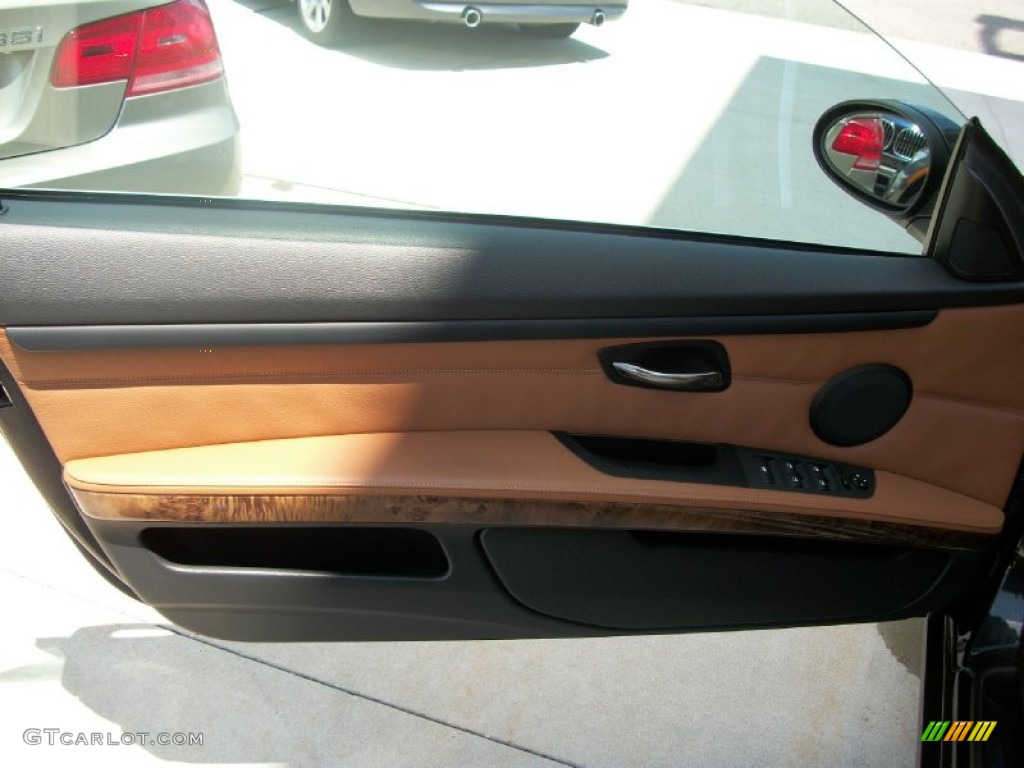 2008 3 Series 328i Convertible - Black Sapphire Metallic / Saddle Brown/Black photo #7