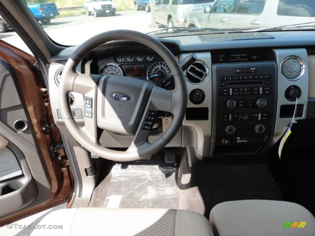 2011 F150 XLT SuperCrew 4x4 - Golden Bronze Metallic / Pale Adobe photo #11