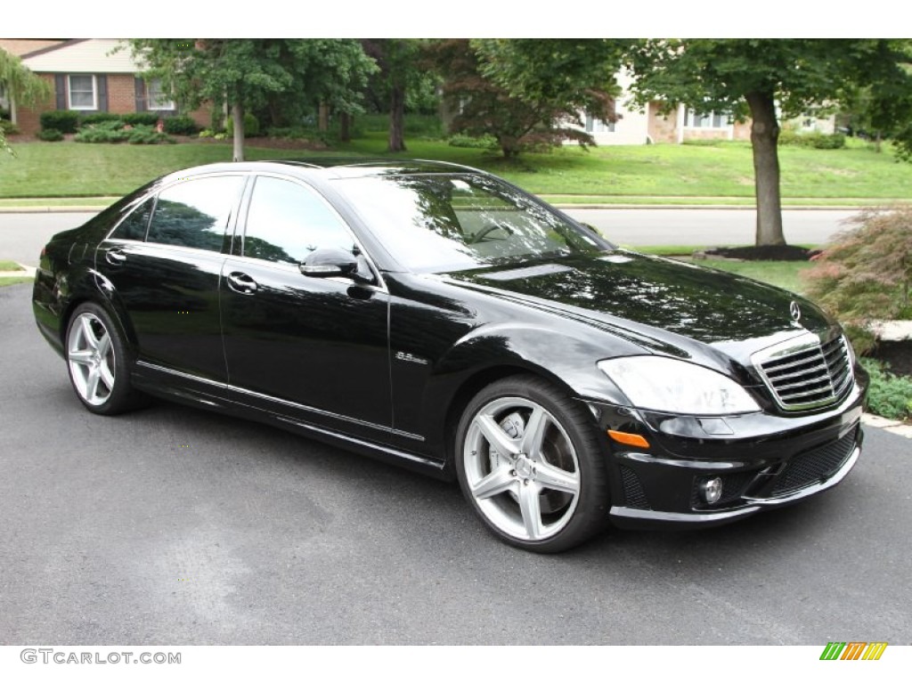 Black 2008 Mercedes-Benz S 63 AMG Sedan Exterior Photo #51117467