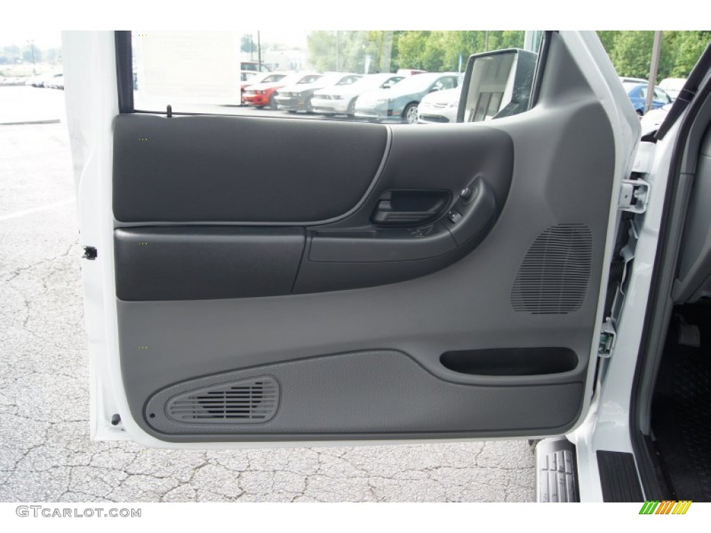 2011 Ford Ranger Sport SuperCab Medium Dark Flint Door Panel Photo #51117635