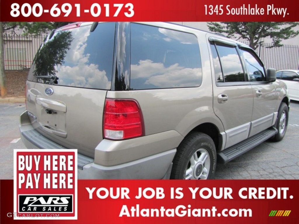 2003 Expedition XLT - Arizona Beige Metallic / Medium Parchment photo #3