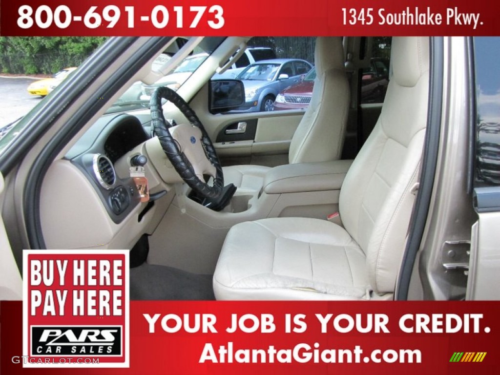 2003 Expedition XLT - Arizona Beige Metallic / Medium Parchment photo #6