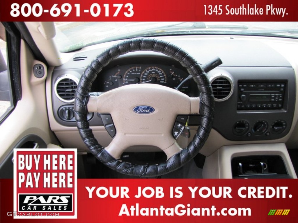 2003 Expedition XLT - Arizona Beige Metallic / Medium Parchment photo #12