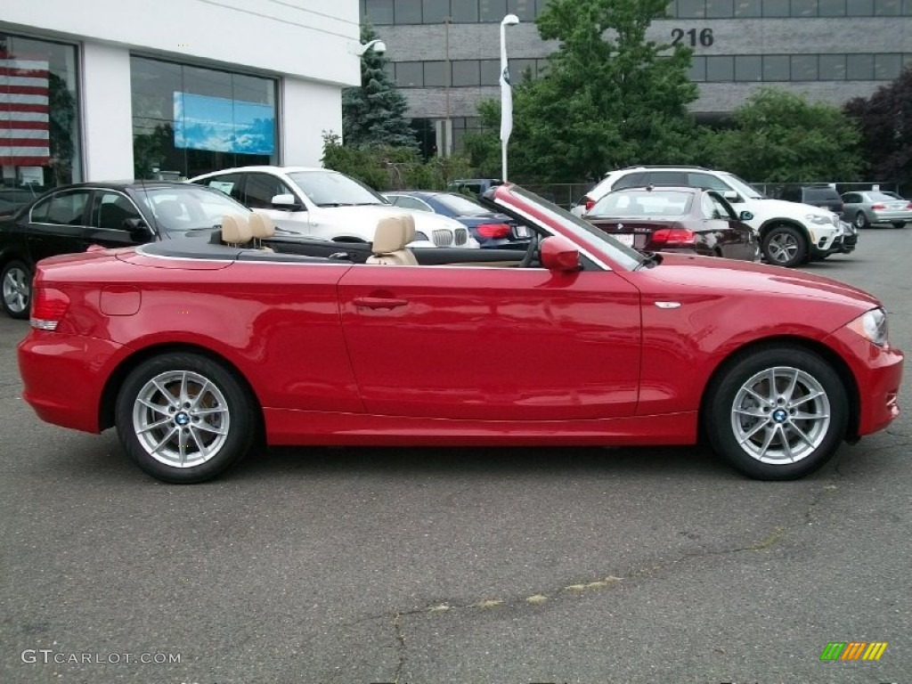 Crimson Red 2011 BMW 1 Series 128i Convertible Exterior Photo #51118244