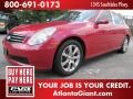 2006 Garnet Fire Red Metallic Infiniti G 35 Sedan  photo #1