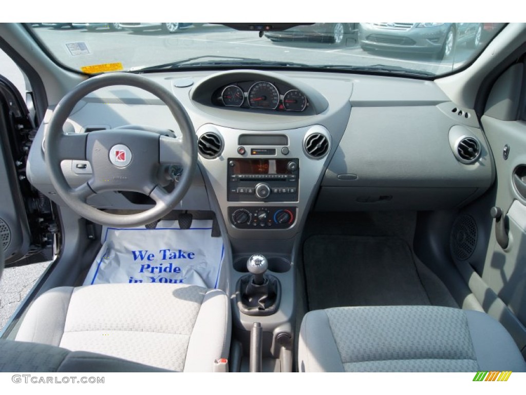 2007 Saturn ION 2 Sedan Gray Dashboard Photo #51118577