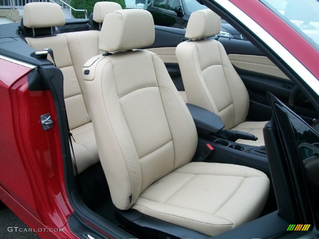 Savanna Beige Interior 2011 BMW 1 Series 128i Convertible Photo #51118582