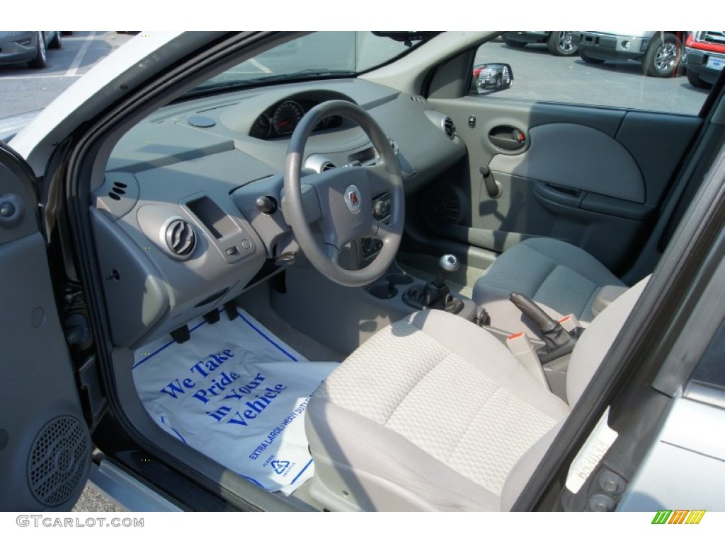 Gray Interior 2007 Saturn ION 2 Sedan Photo #51118601
