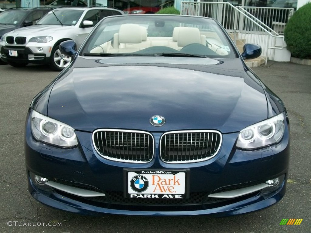2011 3 Series 328i Convertible - Deep Sea Blue Metallic / Cream Beige photo #2
