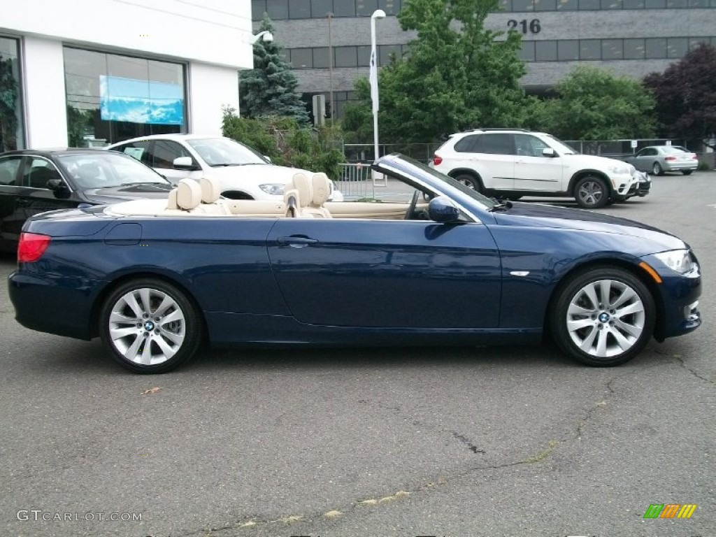 2011 3 Series 328i Convertible - Deep Sea Blue Metallic / Cream Beige photo #4