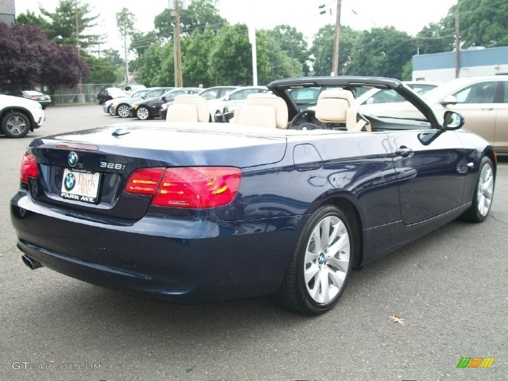 2011 3 Series 328i Convertible - Deep Sea Blue Metallic / Cream Beige photo #5