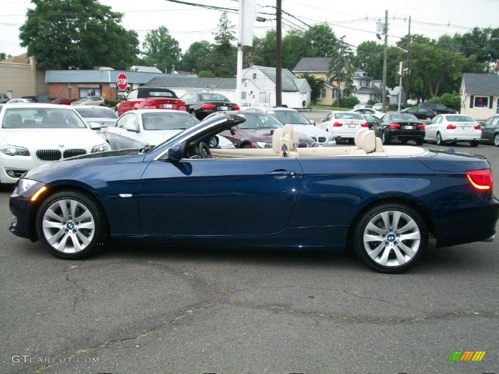 2011 3 Series 328i Convertible - Deep Sea Blue Metallic / Cream Beige photo #8