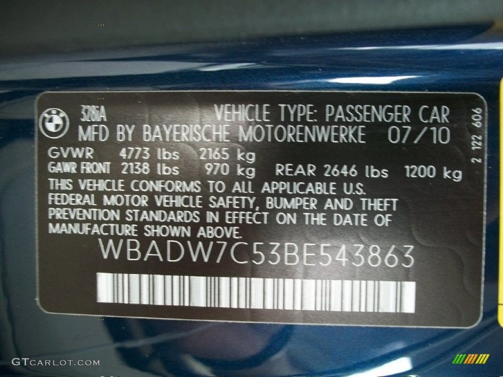 2011 3 Series 328i Convertible - Deep Sea Blue Metallic / Cream Beige photo #31