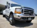 2000 Oxford White Ford F350 Super Duty Lariat Crew Cab 4x4 Dually  photo #1