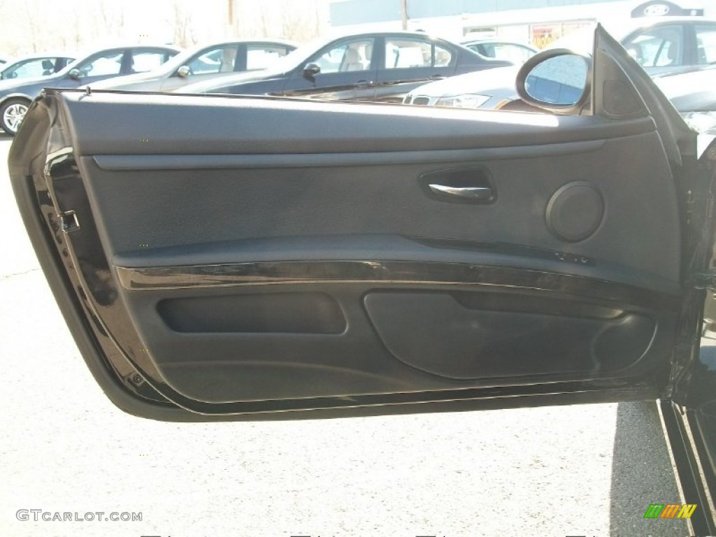2008 3 Series 328i Coupe - Jet Black / Black photo #9