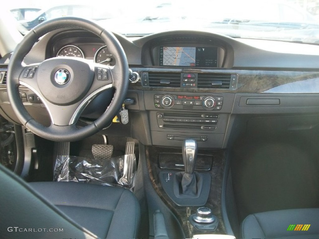 2008 3 Series 328i Coupe - Jet Black / Black photo #14