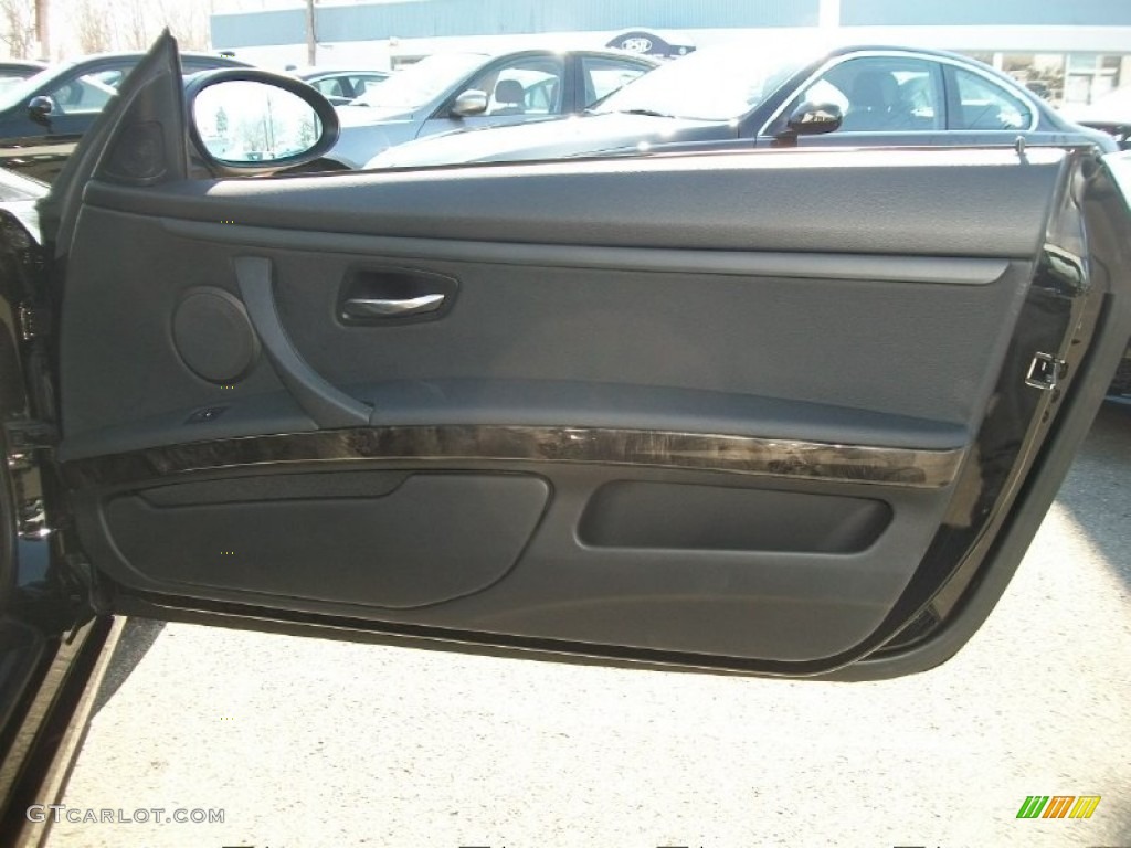 2008 3 Series 328i Coupe - Jet Black / Black photo #24