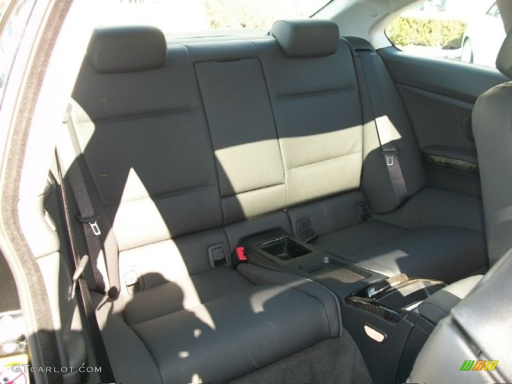 2008 3 Series 328i Coupe - Jet Black / Black photo #25