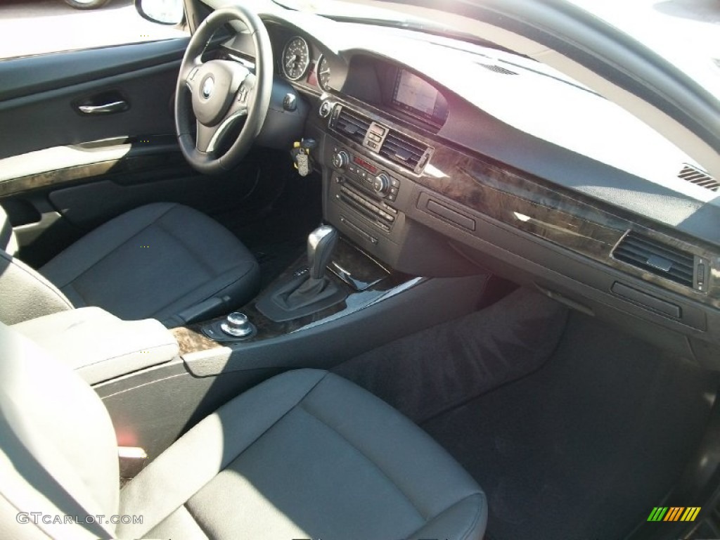 2008 3 Series 328i Coupe - Jet Black / Black photo #26