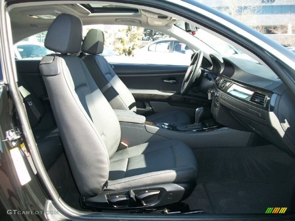 2008 3 Series 328i Coupe - Jet Black / Black photo #28
