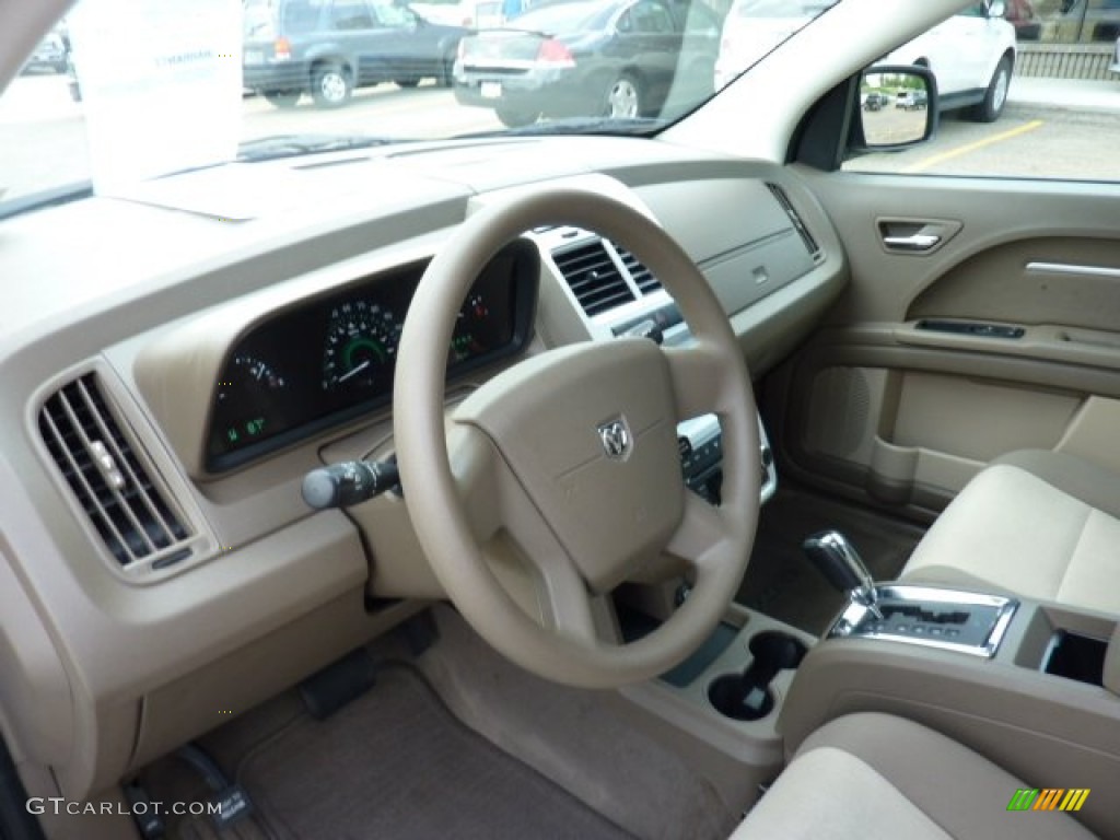 Pastel Pebble Beige Interior 2009 Dodge Journey SXT Photo #51120180