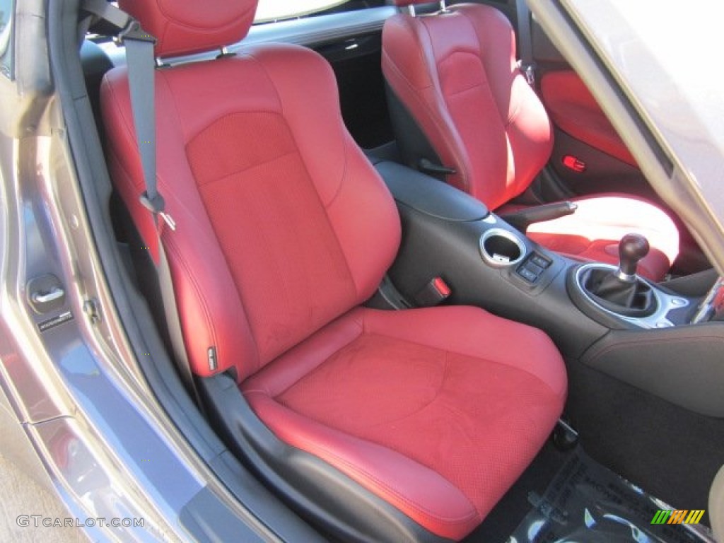 2010 370Z 40th Anniversary Edition Coupe - 40th Anniversary Graphite / 40th Anniversary Red Leather photo #4