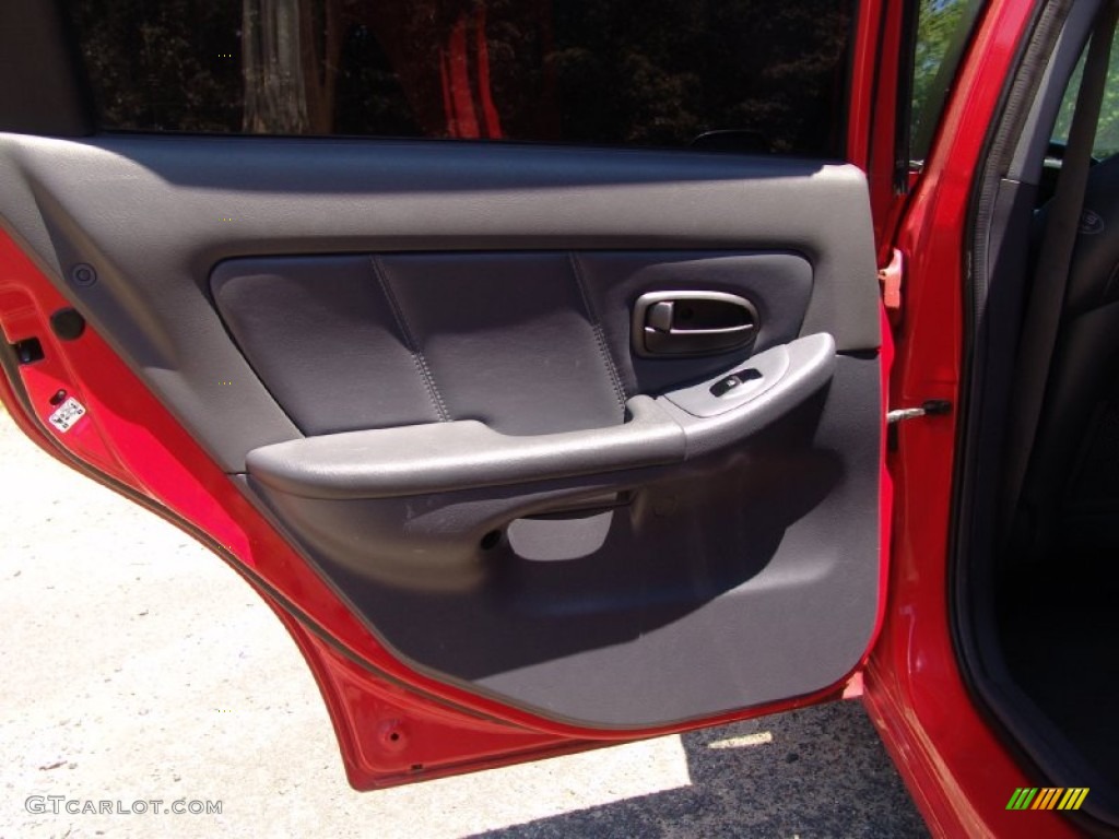2001 Elantra GT - Cardinal Red / Gray photo #11