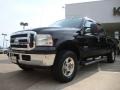 2005 Black Ford F250 Super Duty Lariat FX4 Crew Cab 4x4  photo #7