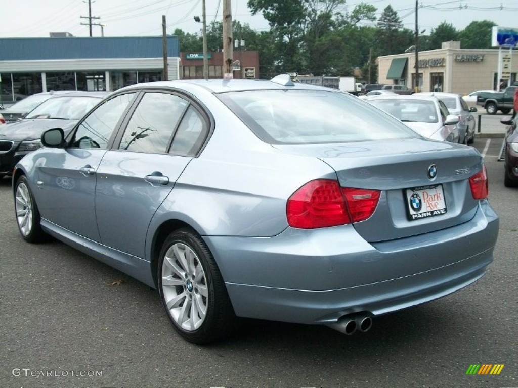 2011 3 Series 328i xDrive Sedan - Blue Water Metallic / Gray Dakota Leather photo #7