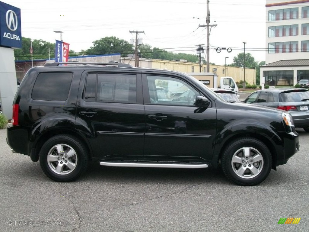 Crystal Black Pearl 2011 Honda Pilot EX-L 4WD Exterior Photo #51124848