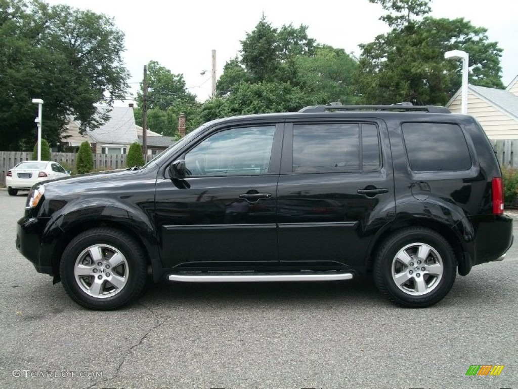 Crystal Black Pearl 2011 Honda Pilot EX-L 4WD Exterior Photo #51124950