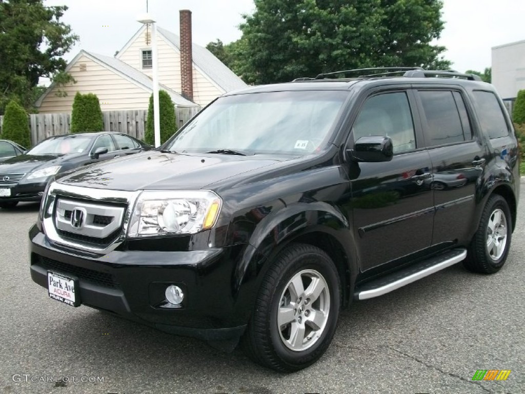 Crystal Black Pearl 2011 Honda Pilot EX-L 4WD Exterior Photo #51124968