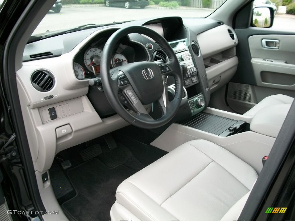 Gray Interior 2011 Honda Pilot EX-L 4WD Photo #51125013