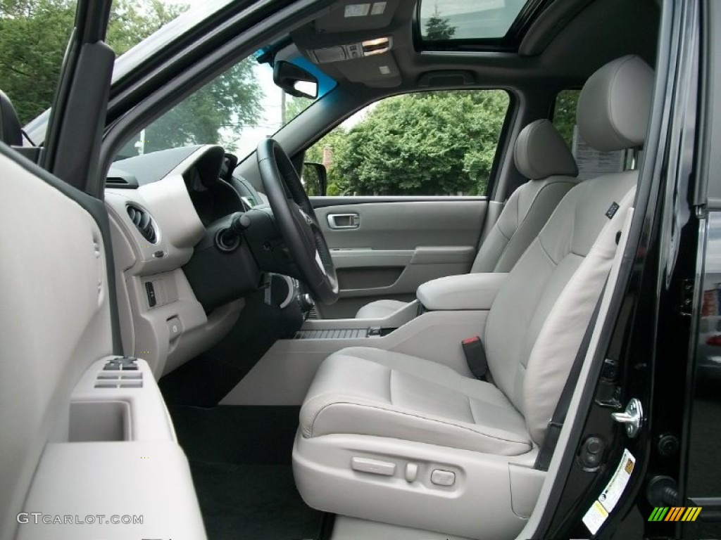 Gray Interior 2011 Honda Pilot EX-L 4WD Photo #51125019